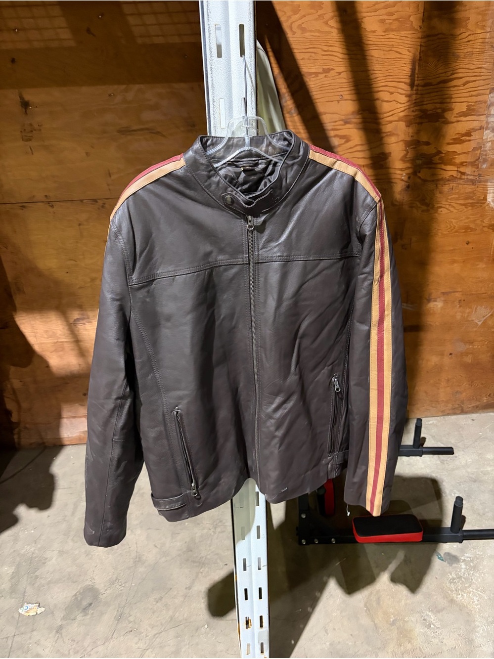 EMC 100% leather vintage jacket